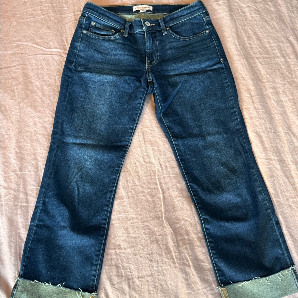 Lucky Brand Indigo Cropped Jeans
